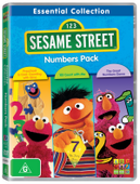 Sesame Street Essential Collection Numbers 3 Pack DVD 3D R-112280-9