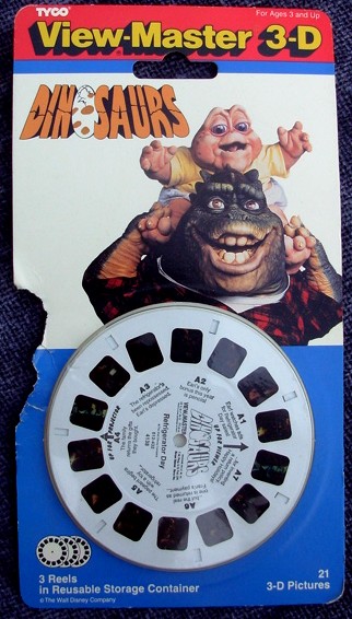 BBC Walking with Dinosaurs View-Master 3 Factory TEST Reels and Copies of  Covers
