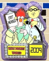 Cast Pin - Bunsen and Beaker 2009 WDW
