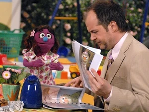 Marek Erhardt with Moni.