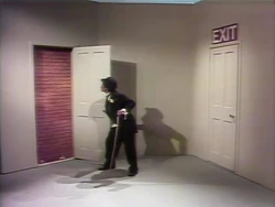 Maria Chaplin brick exit