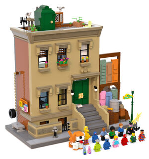 123 Sesame Lego mockup