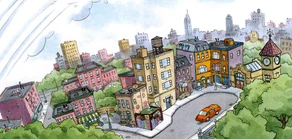 Illustrated by Joe Mathieu in Can You Tell Me How to Get to Sesame Street?