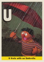 37: U Ernie with an Umbrella