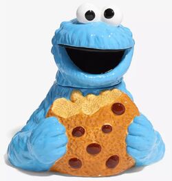 Sesame Street Cookie Monster Sculpted Ceramic Cookie Jar