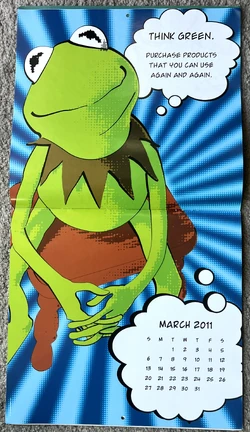 Kermit the Frog 2011 Calendar | Muppet Wiki | Fandom