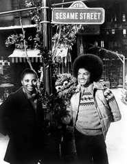 Leslie Uggams Michael Jackson Oscar the Grouch Special Sesame Street Christmas.jpg (241 KB) Jackson on A Special Sesame Street Christmas with Oscar the Grouch and Leslie Uggams.