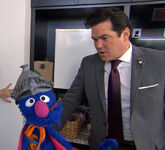 Dean Cain and Super Grover