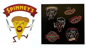 Spinney's Pizza logos for Inside Out 2.