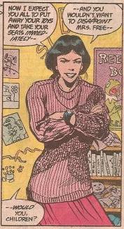 In Mister Miracle #7 (1989) art by Joe Philips, a Kermit the Frog poster appears behind Big Barda.