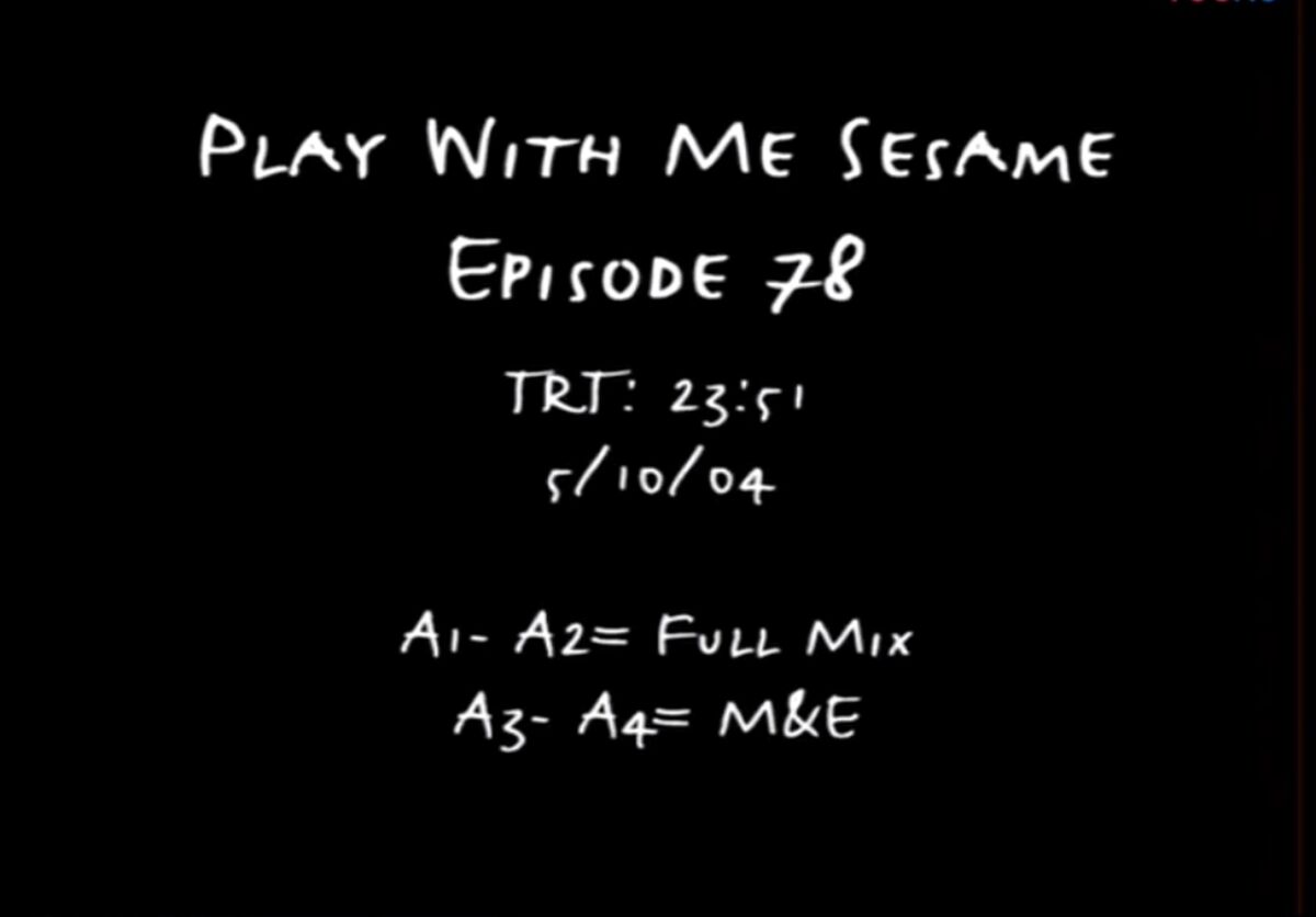 Play With Me Sesame Season 1 Episode 4 
