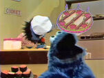 Cookie Monster's Birthday Cookie