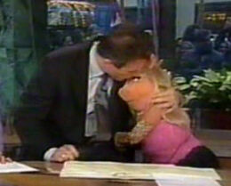 Matt Lauer & Miss Piggy Today - January 14, 2002