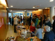 Official opening with all art directors and Sesamstraat prominents and other high placed visitors