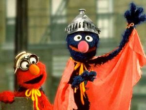 Elmo and Super Grover