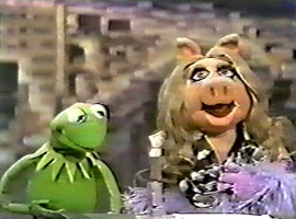 Piggy tells the audience of The Tonight Show that they're engaged (April 2, 1979).