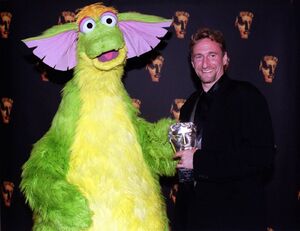 Mopatop and Brian Henson at the 4th British Academy Children's Awards - 1999