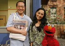 Alan, Leela and Elmo