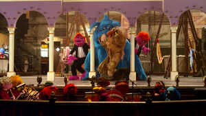 Thog getting stuck again in The Muppets.