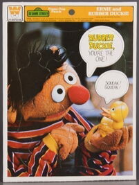 "Ernie and Rubber Duckie" 1976, Whitman