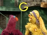 Telly and Teenage Monster in Sesame Street Episode 3861