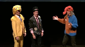 CarollRetire-Clubs.png (547 KB) Matt Vogel Caroll Spinney's retirement party