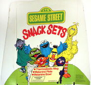 Demand marketing sesame street snack sets display