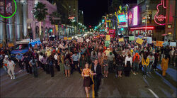 The banner can also be spotted during the musical finale of The Muppets.