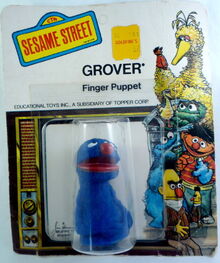 Topper 1971 grover finger puppet b