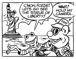 From a Muppet comic strip by Guy and Brad Gilchrist.