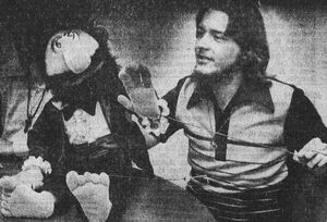 Whitmire with Otis from The Kids Show.