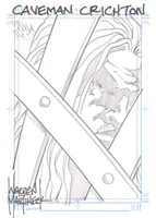 Caveman Crichton artwork by Warren Martineck