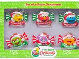 Sesame Place Christmas ornaments