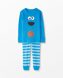 Sesame Street Long John Pajama Set