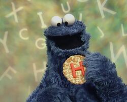 sesame street cookie monster letter of the day z