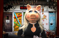 Miss Piggy asks if "you go online dressed like that?"