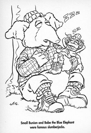 paul bunyan coloring pages