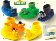 Sesame slippers 1980