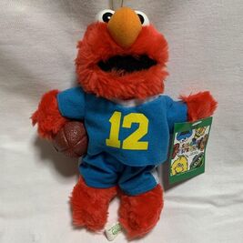 Sony Elmo plush football-blue