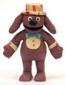 Rowlf with a top hat and bowtie