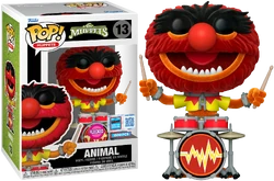 Muppets #13: Flocked Animal (with drum set) (2024 NYCC Limited Edition – 1,500 pieces)