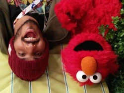 Puppeteer Abdullah Rafa & Elmo