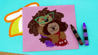 Baby Rowlf's drawing of the two of them together