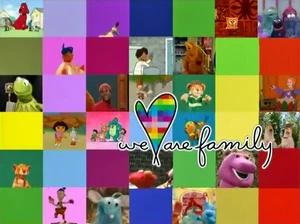 Blue and friends (lower right).