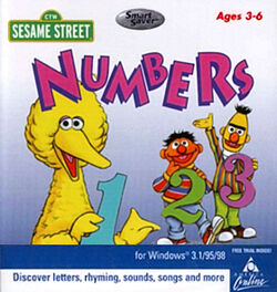 Sesame Street Numbers Windows PC CD-ROM w/ User's Guide EA Brand New