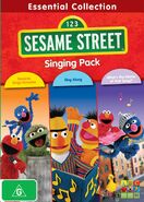 Australia (DVD)2011 ABC Video for Kids Thriple pack with Sesame Sings Karaoke and What's the Name of That Song?