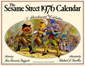 1976 sesame calendar 00 front cover