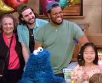 Sebastiano Riccibake sale attendee Cookie Monster's Bake Sale: Block Party