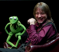 April 9, 2011David Hoberman, Steve Whitmire and Kermit the Frog at Suffolk University
