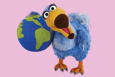 Didi the DodoFounder and spokes-bird of X•tink•shun to make a better world for all animals. She is the last dodo bird in existence sharing her cautionary “tail” to educate others about conservation of endangered animals. Built by Rollie Krewson.